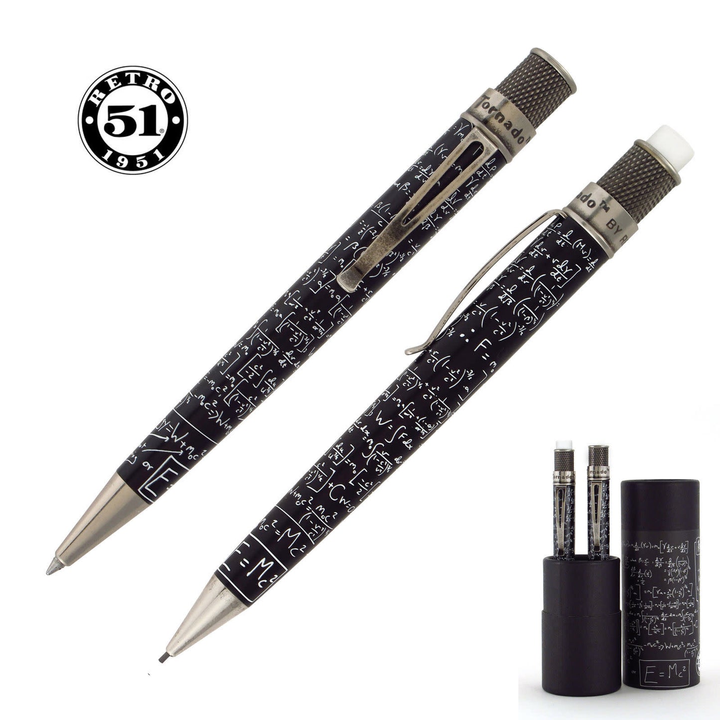 Retro 51 Tornado Gift Set - Albert (Rollerball and Pencil 1.15mm)