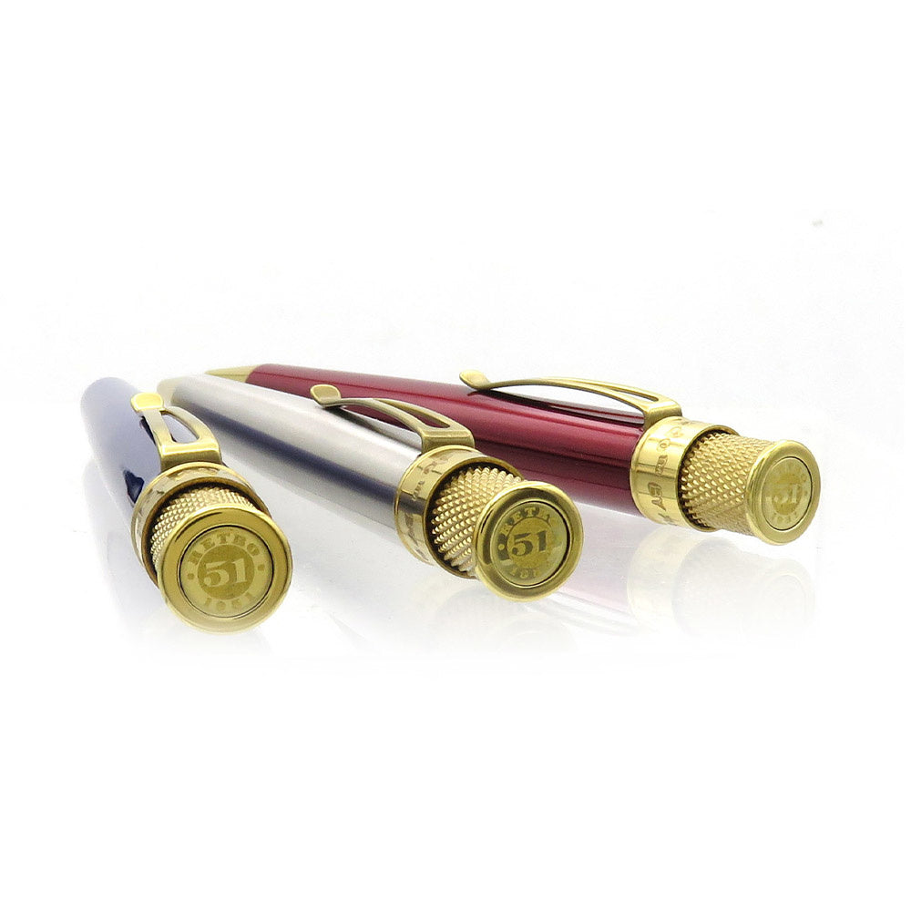 Retro 51 Tornado Classic Brass Rollerball - Kiwi (Discontinued)