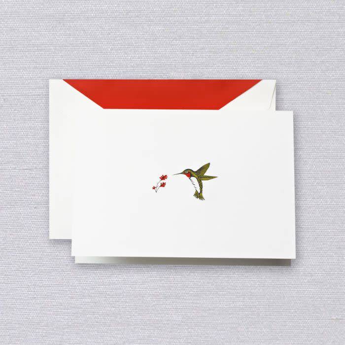 Crane Hummingbird Note (10 ea)