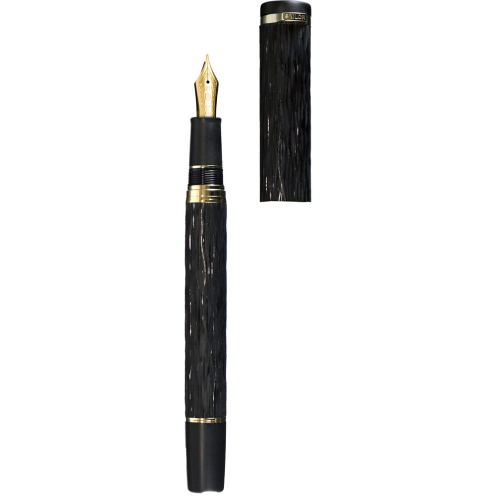 Sailor Ebonite Sculpture Fountain Pen - Yokaze Night Breeze