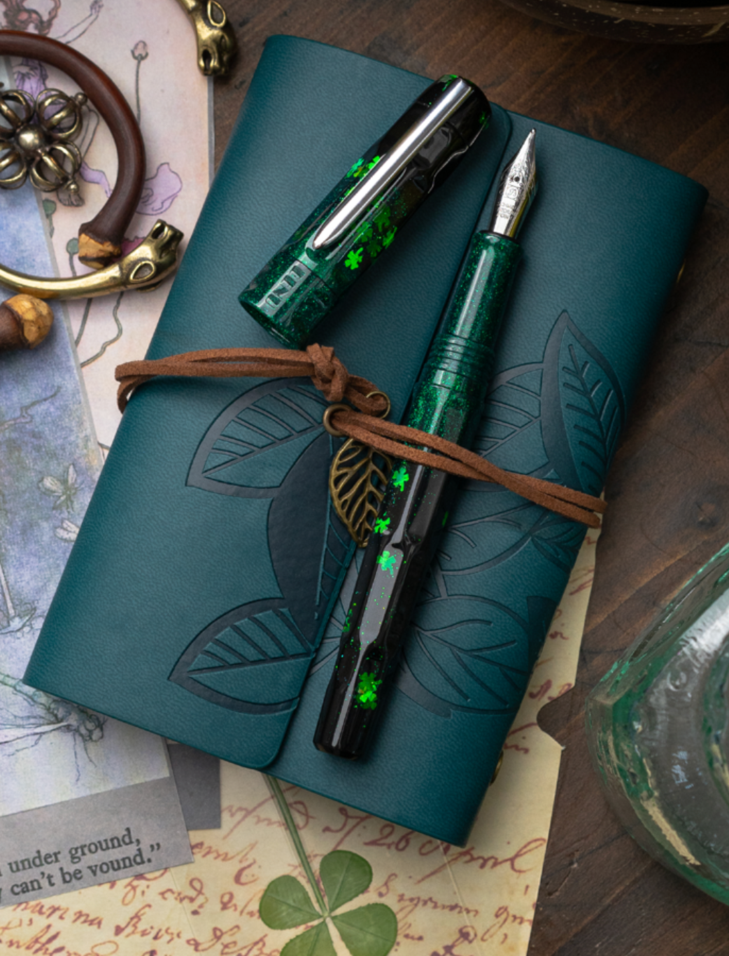 BENU Talisman Fountain Pen - Four Leaf Clover