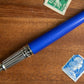 S.T. Dupont Line D Large Diamond Guilloche Fountain Pen -Sapphire
