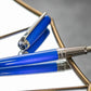 S.T. Dupont Line D Large Diamond Guilloche Fountain Pen -Sapphire