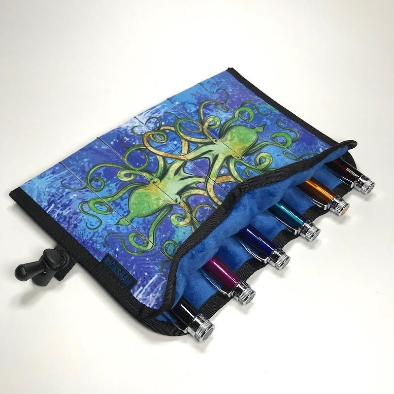 Rickshaw Bagworks 6-Pen Coozy Roll - Inktopus Blue