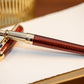 S.T. Dupont Line-D Firehead Guilloche Fountain Pen - Amber