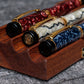 Galen Leather Wood Pen Bed Fountain Pen Stand - Mahogany