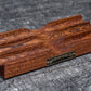 Galen Leather Wood Pen Bed Fountain Pen Stand - Mahogany
