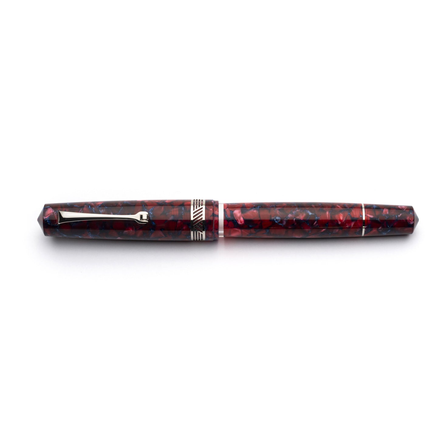 Leonardo Momento Magico Fountain Pen - Tramonto with Silver Trim (Retired)