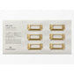 TRAVELER'S Brass Label Plate