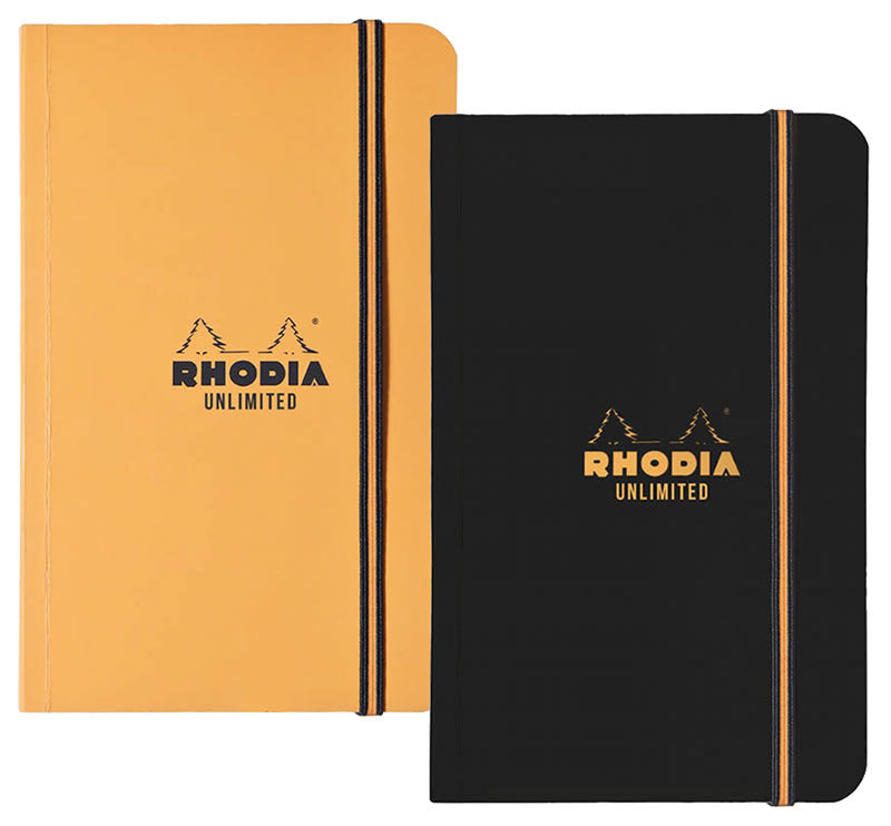 Rhodia Unlimited Lined Notebook (3.5 x 5.5) - Black