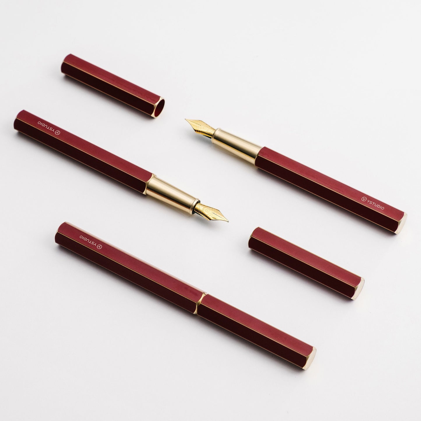 ystudio Classic Fountain Pen - Red