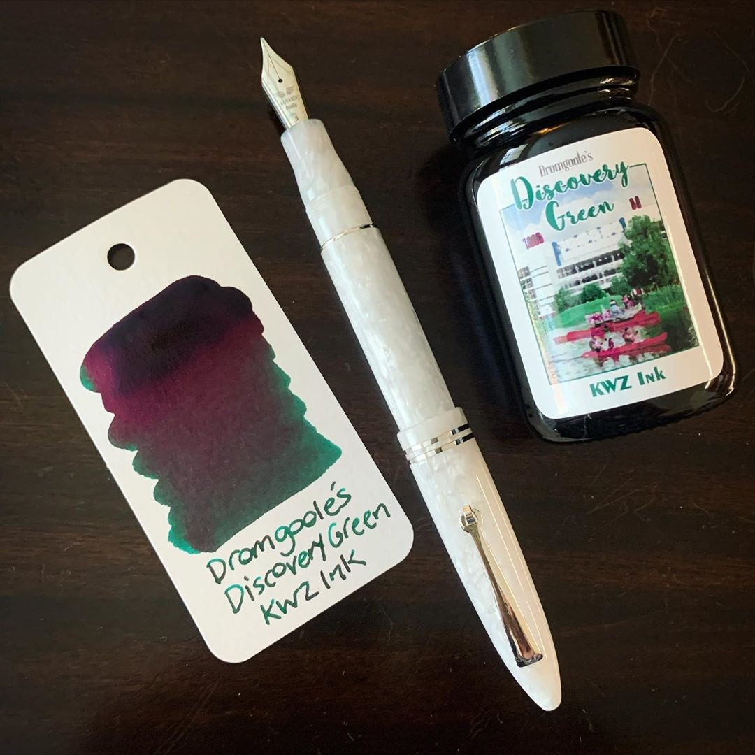 KWZ Discovery Green (60ml) Bottled Ink - Dromgoole's Exclusive