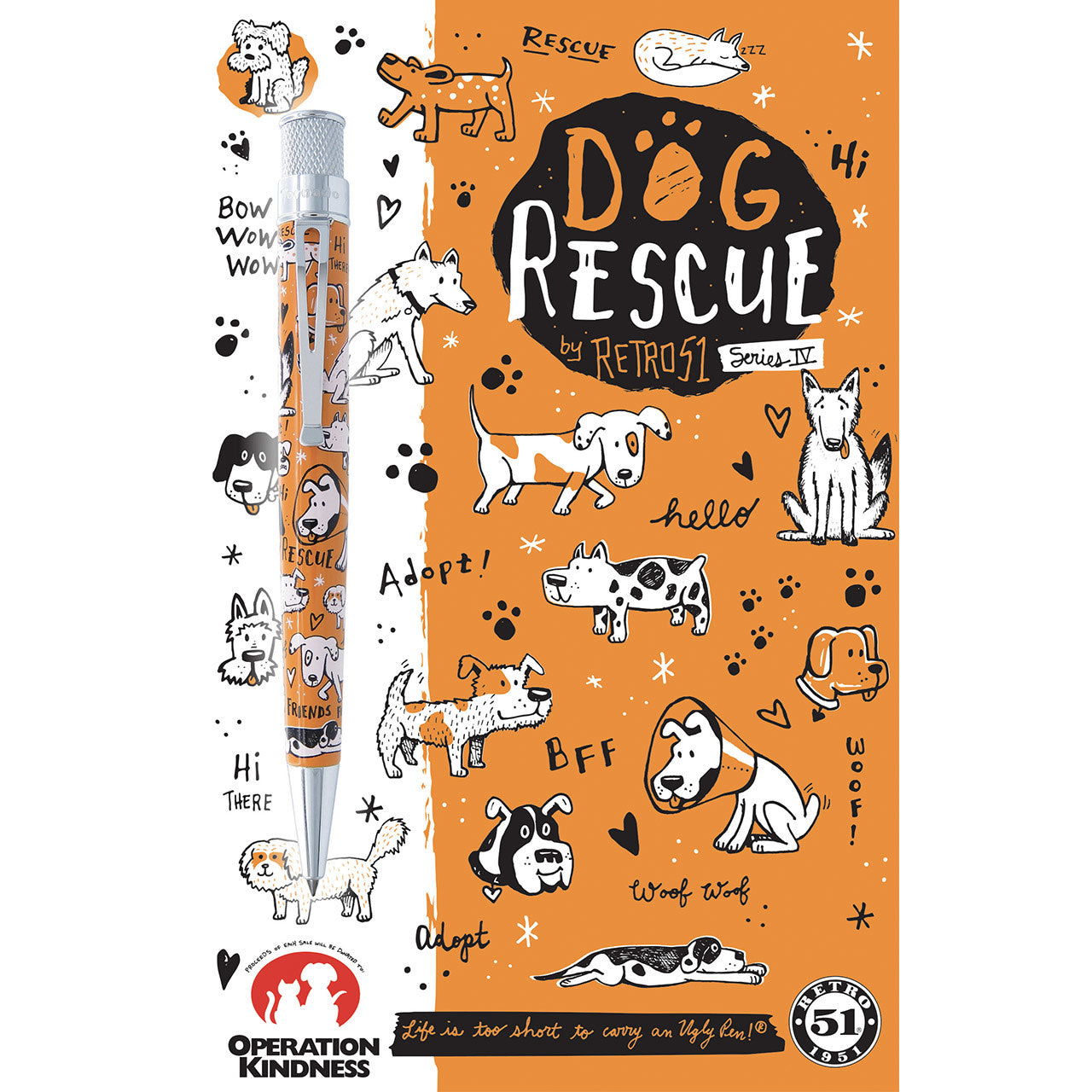Retro 51 Collection Tornado Rescue Ballpoint - Dog IV