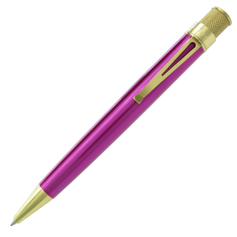 Retro 51 Tornado Classic Brass Rollerball - Pink (Discontinued)