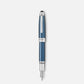 Montblanc Glacier Blue Fountain Pen (Meisterstück Solitaire LeGrand)