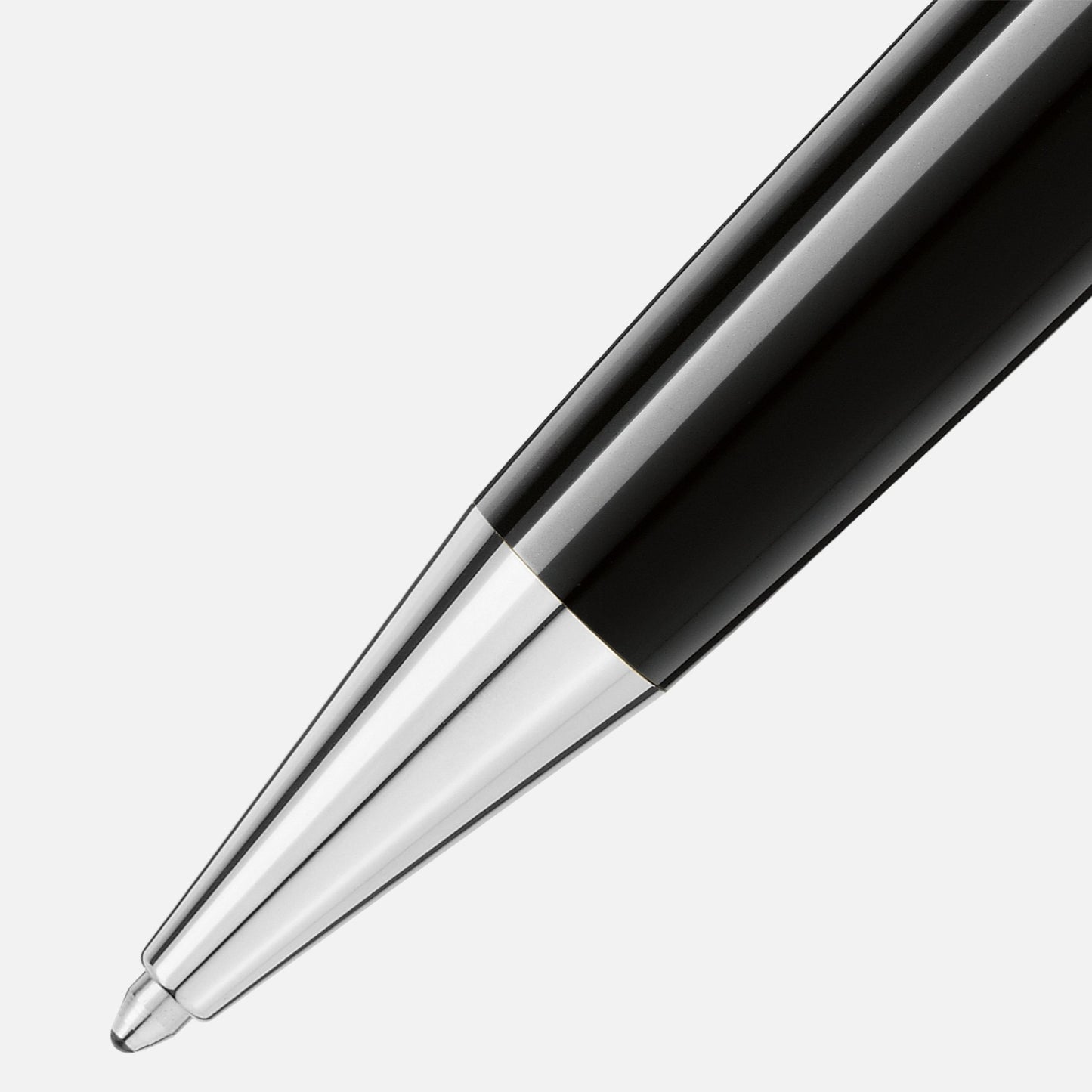 Montblanc Midsize Ballpoint - Black with Platinum Trim (Meisterstück)
