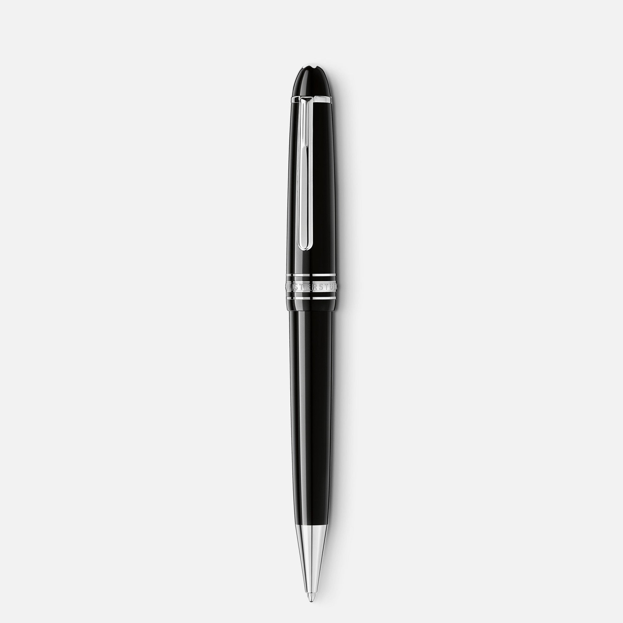 Montblanc Midsize Ballpoint - Black with Platinum Trim