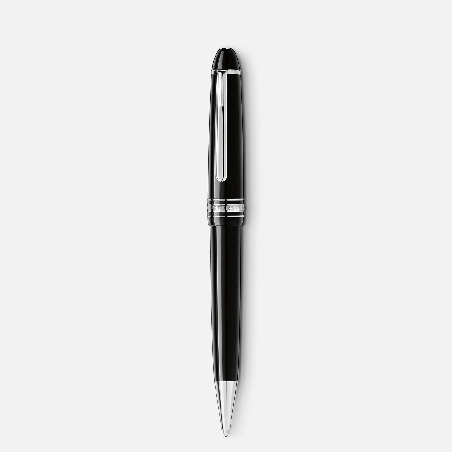 Montblanc Midsize Ballpoint - Black with Platinum Trim (Meisterstück)