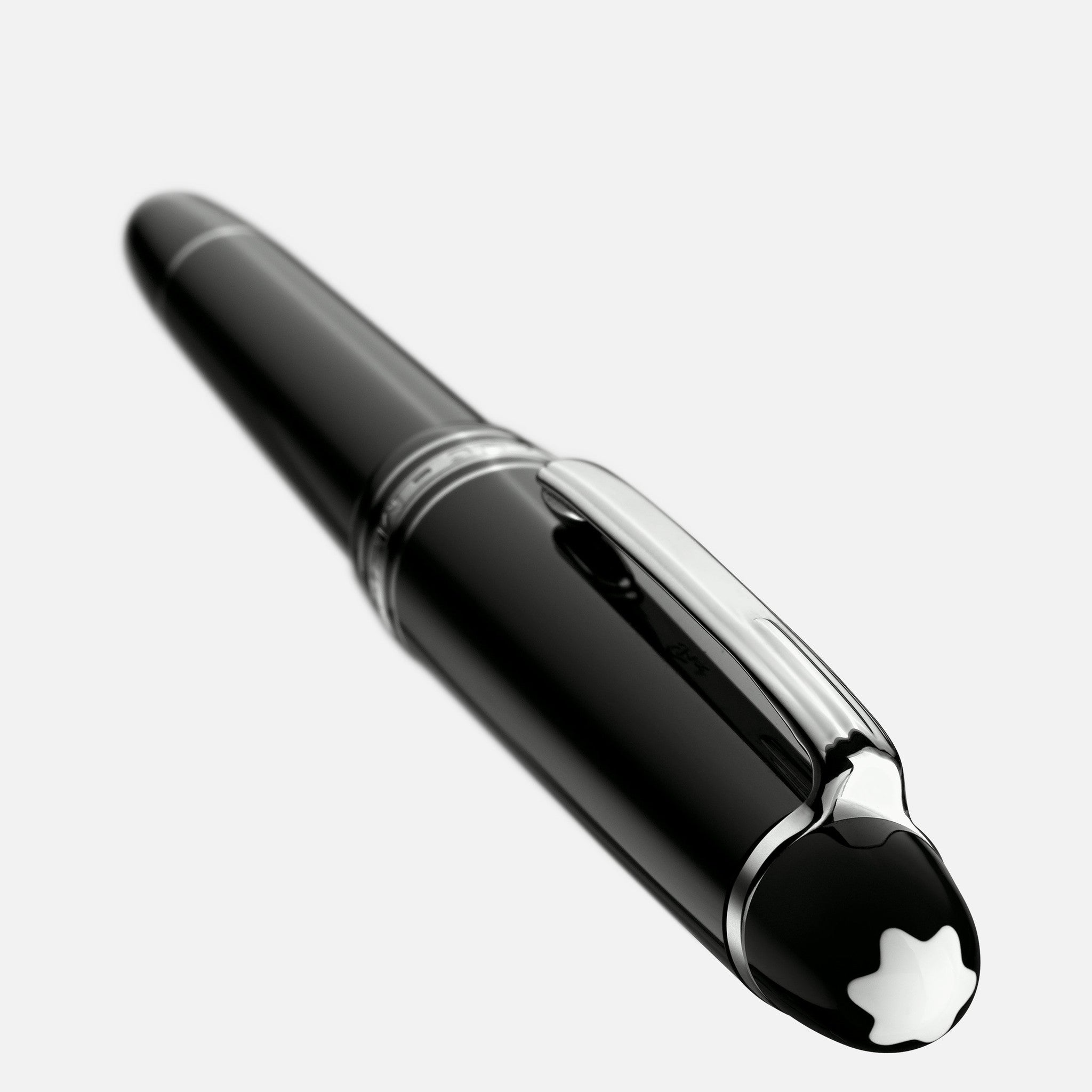 Montblanc LeGrand Fountain Pen - Black with Platinum Trim