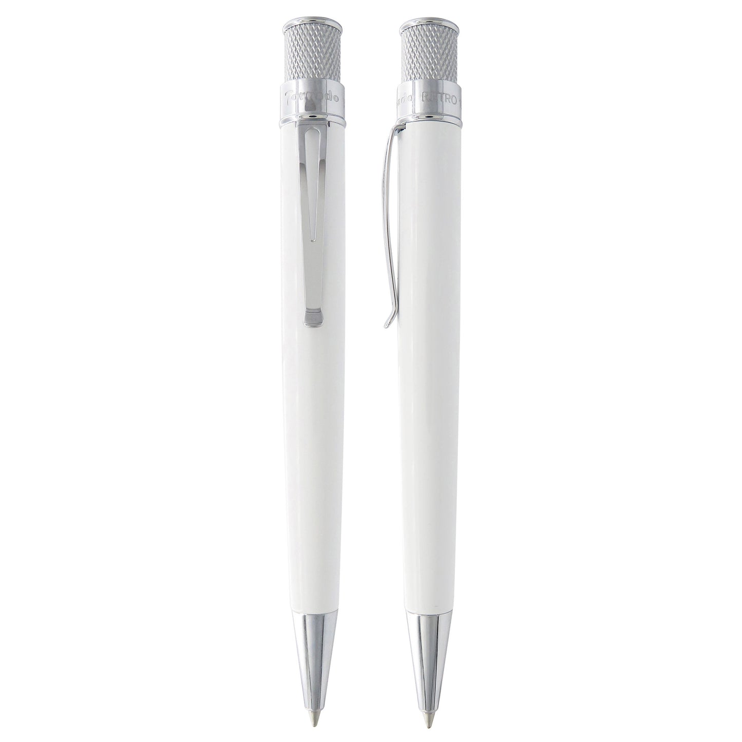 Retro 51 Tornado Classic Lacquer Rollerball - White (Glow in the Dark)