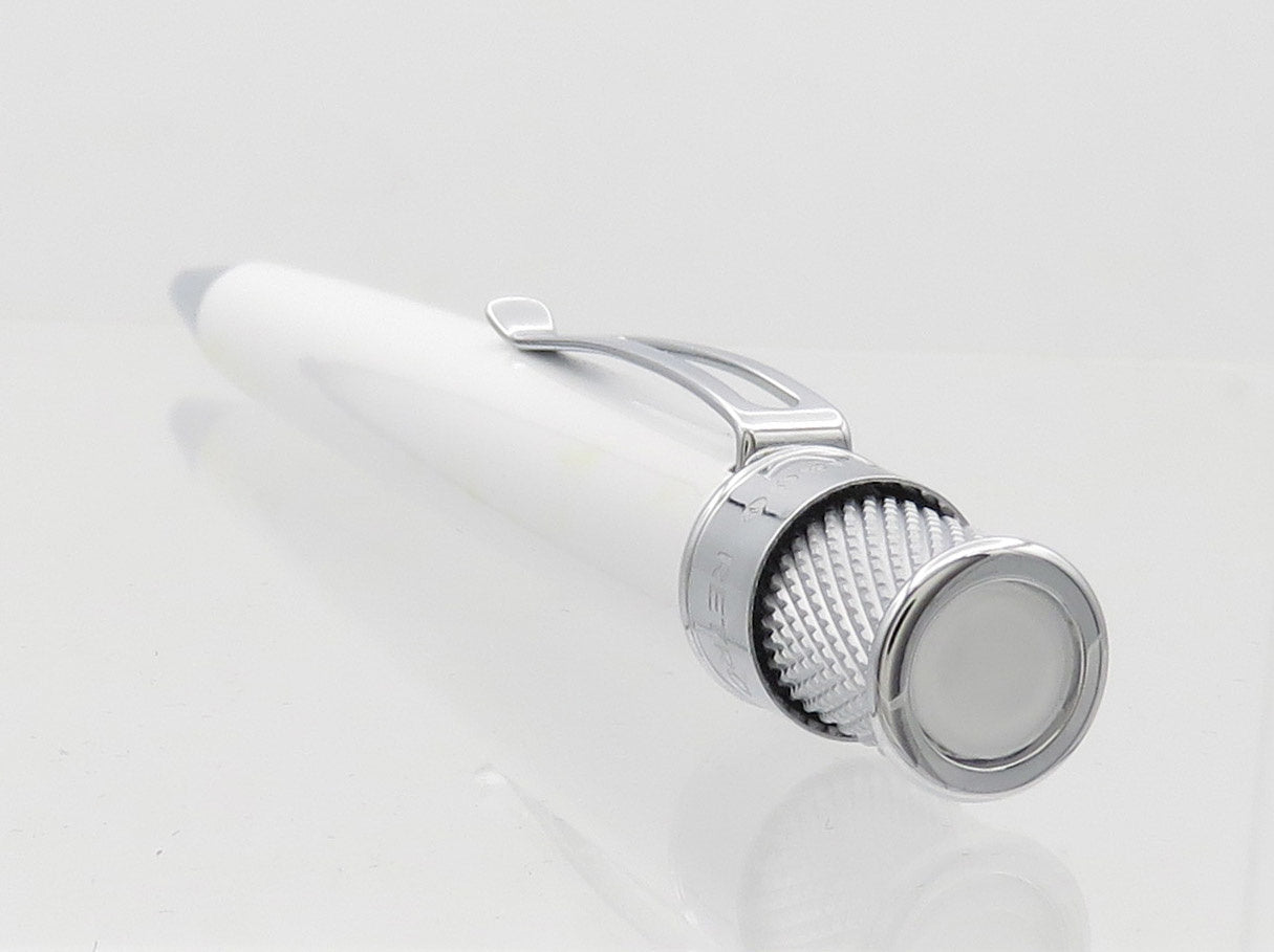 Retro 51 Tornado Classic Lacquer Rollerball - White (Glow in the Dark)