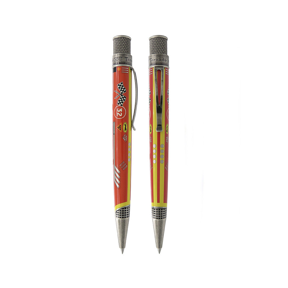 Retro 51 Tornado Collection Gymkhana Rallye Red Rollerball Popper